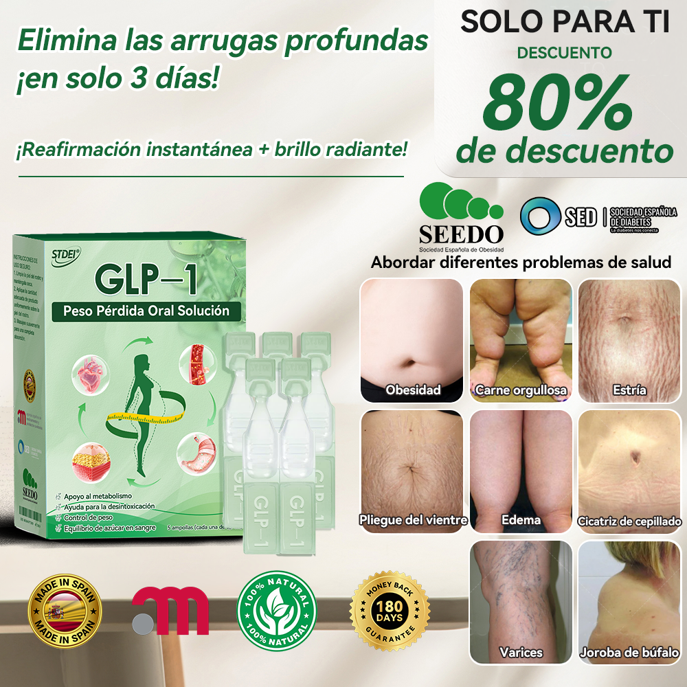 🏥𝐑𝐞𝐜𝐨𝐦𝐞𝐧𝐝𝐚𝐝𝐨 𝐩𝐨𝐫 𝐔𝐧𝐢𝐯𝐞𝐫𝐬𝐢𝐝𝐚𝐝 𝐝𝐞 𝐁𝐚𝐫𝐜𝐞𝐥𝐨𝐧𝐚, 𝐄𝐬𝐩𝐚ñ𝐚 | 𝐓𝐢𝐞𝐧𝐝𝐚 𝐨𝐟𝐢𝐜𝐢𝐚𝐥 | 🍀𝑆𝑇𝐷𝐸𝐼® 𝐺𝐿𝑃-1  𝑃𝑒𝑠𝑜 𝑃é𝑟𝑑𝑖𝑑𝑎 𝑂𝑟𝑎𝑙 𝑆𝑜𝑙𝑢𝑐𝑖ó𝑛 - 👨‍⚕️ 𝑂𝑏𝑒𝑠𝑖𝑑𝑎𝑑, 𝑒𝑛𝑓𝑒𝑟𝑚𝑒𝑑𝑎𝑑𝑒𝑠 𝑐𝑎𝑟𝑑𝑖𝑜𝑣𝑎𝑠𝑐𝑢𝑙𝑎𝑟𝑒𝑠, 𝑑𝑖𝑎𝑏𝑒𝑡𝑒𝑠, 𝑎𝑝𝑛𝑒𝑎 𝑑𝑒𝑙 𝑠𝑢𝑒ñ𝑜, 𝑝𝑟𝑜𝑏𝑙𝑒𝑚𝑎𝑠 𝑎𝑟𝑡𝑖𝑐𝑢𝑙𝑎𝑟𝑒𝑠 𝑦 𝑚á𝑠